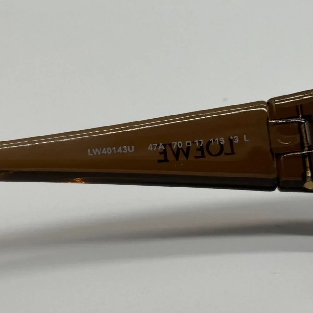 NEW LW40143U 47A LOEWE SUNGLASSES BROWN GREY UNISEX EYEWEAR LOEWE - Picture 10 of 12